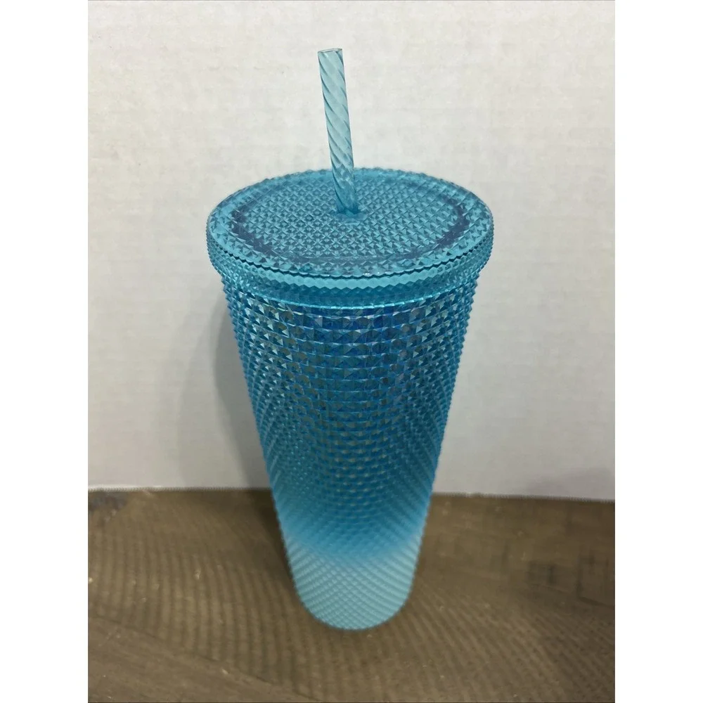 Starbucks Christmas 2023 Iridescent Diamond Prism Crystal Venti Tumbler Lot Of 3